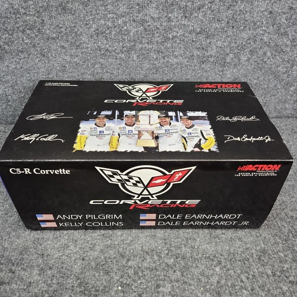 RARE 1:18 Dale Earnhardt & Dale Jr‎ #3 GOODWRENCH 2001 RACED ROLEX CORVETTE C5R